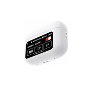QASUL Dokunmatik Ekranlı Bluetooth Kulaklık Dijital Ekranlı ANC  Tüm Telefonlara Uyumlu Kulaklık Beyaz - 7