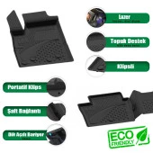 Renault Austral E-Tech Full Hybrid / Mild Hybrid 2022+ Uyumlu SAHLER Araca Özel 4.5D Havuzlu Oto Paspas - Austral thumbnail 2