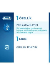 Oral B Şarjlı Vitality Cross Action Black D100 Elektrikli Diş Fırçası Siyah - 3