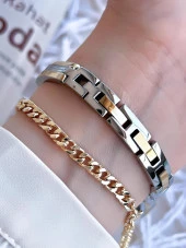 Essence Çelik Kordon Kararma Renk Atma Yapmaz 50 Mt Suya Dayanıklı Kadın Kol Saat BD1138.230 thumbnail 3