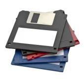 3.5" 1.44 Mb 5 li Paket MF2HD Kutusuz Poşetli Floppy Disket thumbnail 1