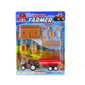 Oyuncak Traktörlü Çiftlik Seti 10 Parça - 1