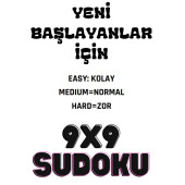Yeni Başlayanlar İçin 9x9 Sudoku Kitabı (360 Sudoku) - 2