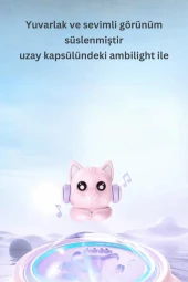 W550 Cute Fun BT RGB Kablosuz Kafaüstü Kulaklık thumbnail 6