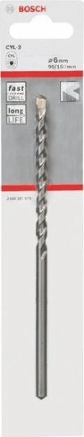 Bosch  - Beton Matkap Ucu Cyl-3 - 6 X 90 X 150 Mm, D 5,5 Mm thumbnail 1