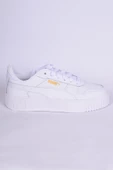 Puma 389390-01 Carina Street Deri Ortopedik Taban Kadın Günlük Beyaz Spor Ayakkabı - 1