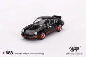 Mini GT Porsche 911 Carrera RS 2.7 Black with Red Livery 1:64 688 thumbnail 1