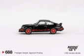Mini GT Porsche 911 Carrera RS 2.7 Black with Red Livery 1:64 688 thumbnail 3