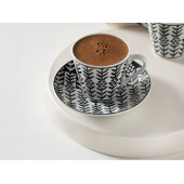 English Home Sunline 4 Parça 2 Kişilik Kahve Fincan Takımı 80 Ml Siyah - 2