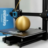 İstanbul Filament 3D Baskı Pla+ Filament Gold 1 kg 1,75MM  0,05 mm Bambu Lab Uyumlu thumbnail 2