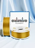 İstanbul Filament 3D Baskı Pla+ Filament Gold 1 kg 1,75MM  0,05 mm Bambu Lab Uyumlu thumbnail 1