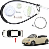 VW Beetle Convertible 2003-2010 için Cam Krikosu Tamir Seti Arka Sol 1Y0898292 - 1