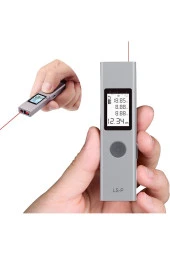 Peeq Earldom LS-P Lazer Dijital Mesafe Ölçer 40M Hacim Ölçer Pisagor Modu LCD Ekran Lazerli Mesafe Ölçüm Cihazı - 1