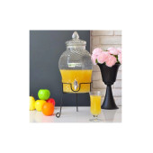 Cam Damacana Limonata Su Sebili Şerbetlik 8 Lt. (Musluk Hediyeli) - 2