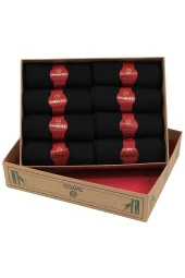 Premium Yazlık Erkek Bambu Soket Çorap 8'li Siyah Set Kraft Kutulu - 3
