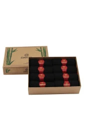 Premium Yazlık Erkek Bambu Soket Çorap 8'li Siyah Set Kraft Kutulu - 5