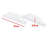 Pimapen PVC Pencere Kapı Sineklik Kolu Plastik D Tutucu Tutamağı 2 Adet - 3