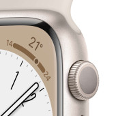 Apple Watch Series 8 GPS 45mm Yıldız Işığı Alüminyum Kasa - Yıldız Işığı Spor Kordon MNP23TU/A-Teşhir - 3
