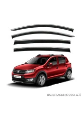 DACIA SANDERO STEPWAY 2013 SONRASI KROMLU CAM RÜZGARLIĞI - 1