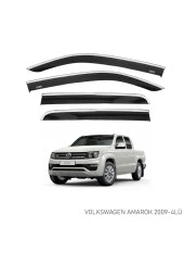 VOLKSWAGEN AMAROK 2010-2023 KROMLU CAM RÜZGARLIĞI - 1