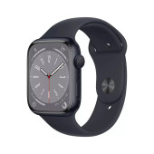 Apple Watch Series 8 GPS 45mm Gece Yarısı Alüminyum Kasa - Gece Yarısı Spor Kordon MNP13TU/A-Teşhir - 1