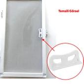 Pimapen PVC Pencere Kapı Sineklik Kolu Plastik L Tipi Tutucu Tutamağı 2 Adet - 5