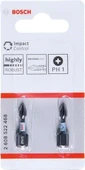 Bosch Impact Bits Uç PH1X25 mm 2'li 2608522468 thumbnail 2