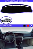 GUERRINO Torpido Koruma Halısı Siyah Kenar Renk Mavi Opel Vectra B 1995-2001 ile Uyumlu thumbnail 1