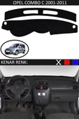 GUERRINO Torpido Koruma Halısı Siyah Kenar Renk Siyah Opel Combo C 2001-2011 ile Uyumlu - 1