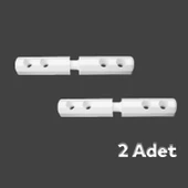 Pimapen PVC Pencere Kapı Sineklik Menteşesi Pimli Plastik Pratik Açma Kapama Hareket Aparatı 2 Adet thumbnail 3