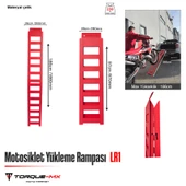 Torque-MX Motosiklet Yükleme Rampası LR1 Kırmızı - 5