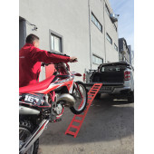 Torque-MX Motosiklet Yükleme Rampası LR1 Kırmızı - 1