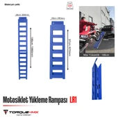 Torque-MX Motosiklet Yükleme Rampası LR1 Lacivert - 5