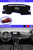 GUERRINO Modelleri Torpido Koruma Halısı Siyah Kenar Renk Mavi Hyundai İ20 2020 ile Uyumlu thumbnail 1