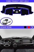 GUERRINO Torpido Koruma Halısı Siyah Kenar Renk Mavi Ford Transit 2007-2012 ile Uyumlu - 1