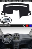GUERRINO Torpido Koruma Halısı Siyah Kenar Renk Siyah Ford Tourneo Connect 2009-2012 ile Uyumlu thumbnail 1