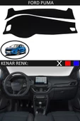 GUERRINO Ford Puma Torpido Koruma Halısı Siyah Kenar Renk Siyah Ford Puma ile Uyumlu - 1