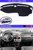 GUERRINO Torpido Koruma Halısı Siyah Kenar Renk Mavi Fiat Palio 2000-2005 ile Uyumlu - 1