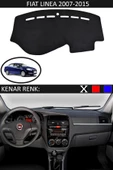 GUERRINO Torpido Koruma Halısı Siyah Kenar Renk Siyah Fiat Linea 2007-2015 ile Uyumlu thumbnail 1