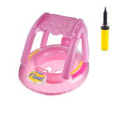 Çocuk Gölgeliği Deniz Havuz Gölgeliği 72 22 Cm Yaş Pembe Pompa Set - 1