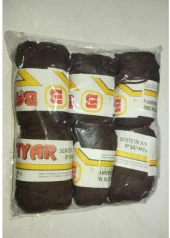 BAYAR MAKROME İPİ-6LI PAKET-KOYU KAHVE - 1