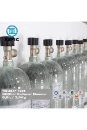 6.8 Litre 300 Bar Karbonfiber Scuba Tüp - 2