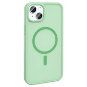 iPhone 14 Kılıf Magsafe Şarj Özellikli Mat Arka Yüzey Sio Kılıf thumbnail 8