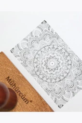 Mühürcüm Kişiye Özel Ahşap Mühür Damga 2x4 Dikdörtgen - 6