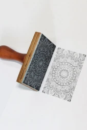 Mühürcüm Kişiye Özel Ahşap Mühür Damga 6,8X9,8 Dikdörtgen MAD6X9 - 2