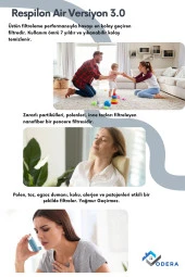 Air V.3.0 - 70x140cm - Pencere Toz Polen Alerjen Koku Filtresi - Rulo Sineklik - 4