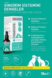 KIKI Excellent Kedi ve Köpek İçin Probiyotik Şurup 50 ml - 2