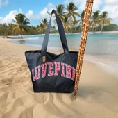 Victoria's Secret Love-Pink-Plaj-ve Günlük Kullanım İçin Kadın Çantası Genişlik-55- Derinlik-40-cm thumbnail 1