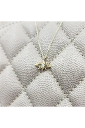 Pırlanta Möntürü (SİGNİTY SWAROVSKİ) Taşlı Göz Tasarım 925 Ayar Gümüş Kolye-Minimal Göz Gümüş Kolye - 3
