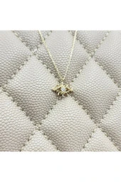 Pırlanta Möntürü (SİGNİTY SWAROVSKİ) Taşlı Göz Tasarım 925 Ayar Gümüş Kolye-Minimal Göz Gümüş Kolye - 6